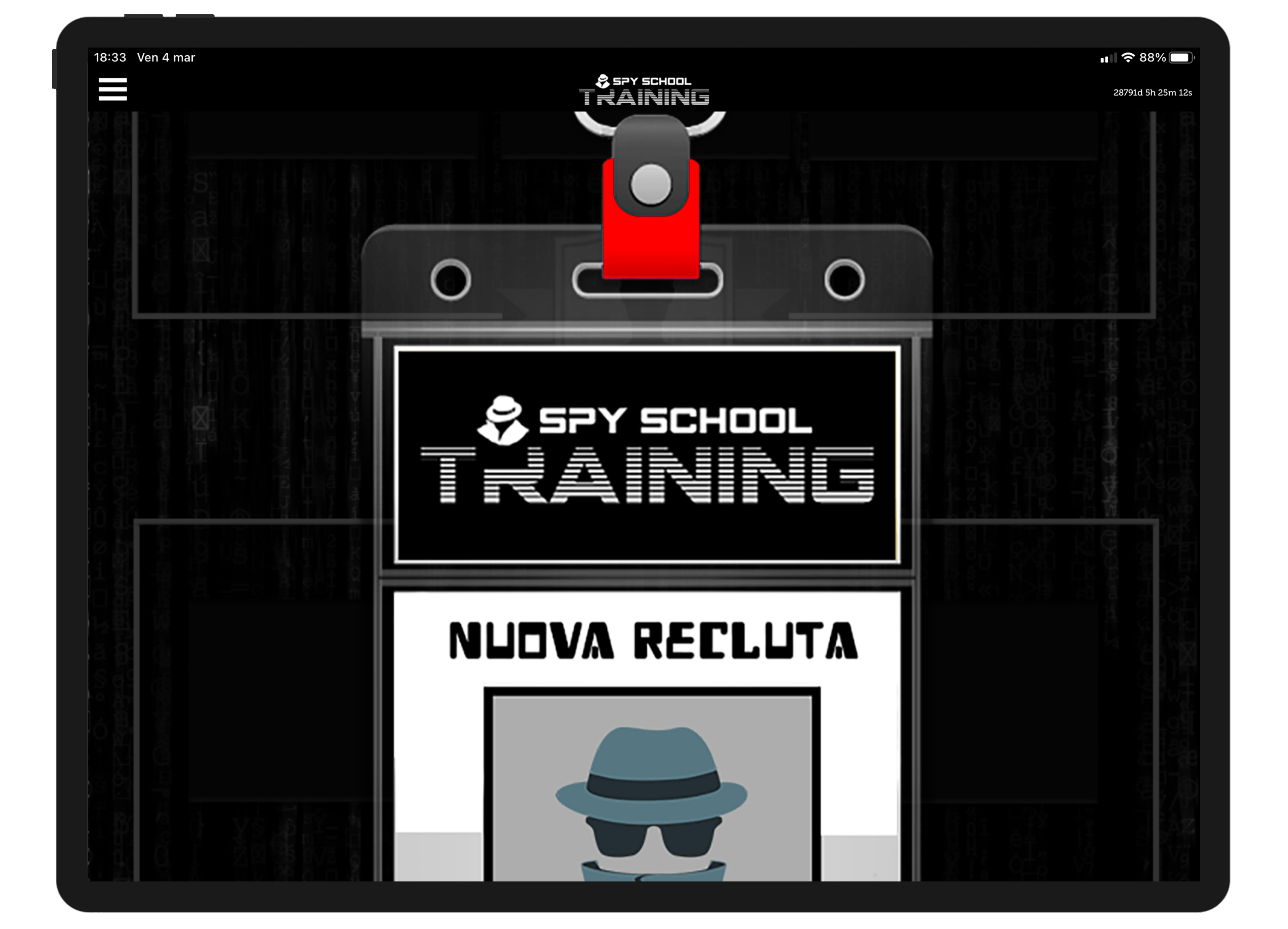 Spy School Training - App team building